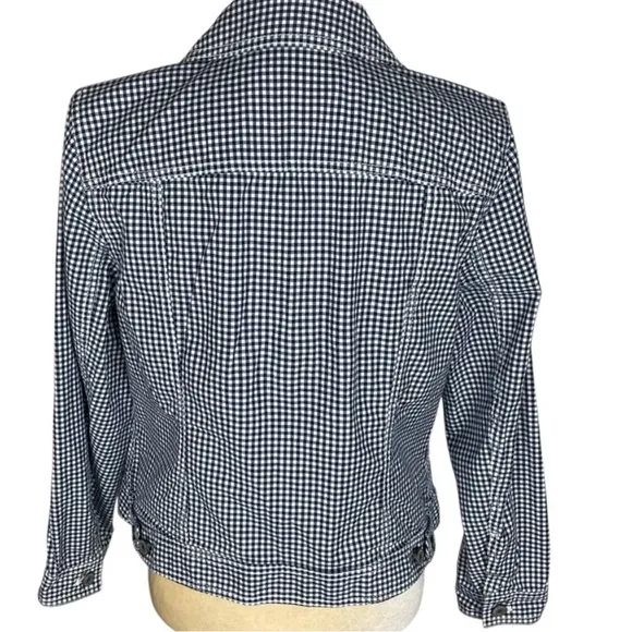 Talbots The Classic Denim Jacket inGingham Print!