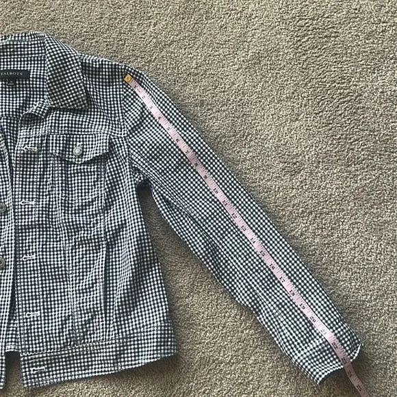 Talbots The Classic Denim Jacket inGingham Print!