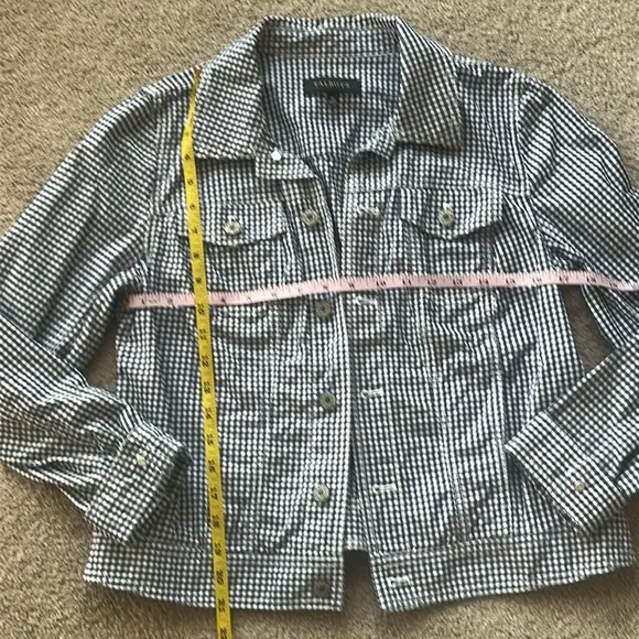 Talbots The Classic Denim Jacket inGingham Print!