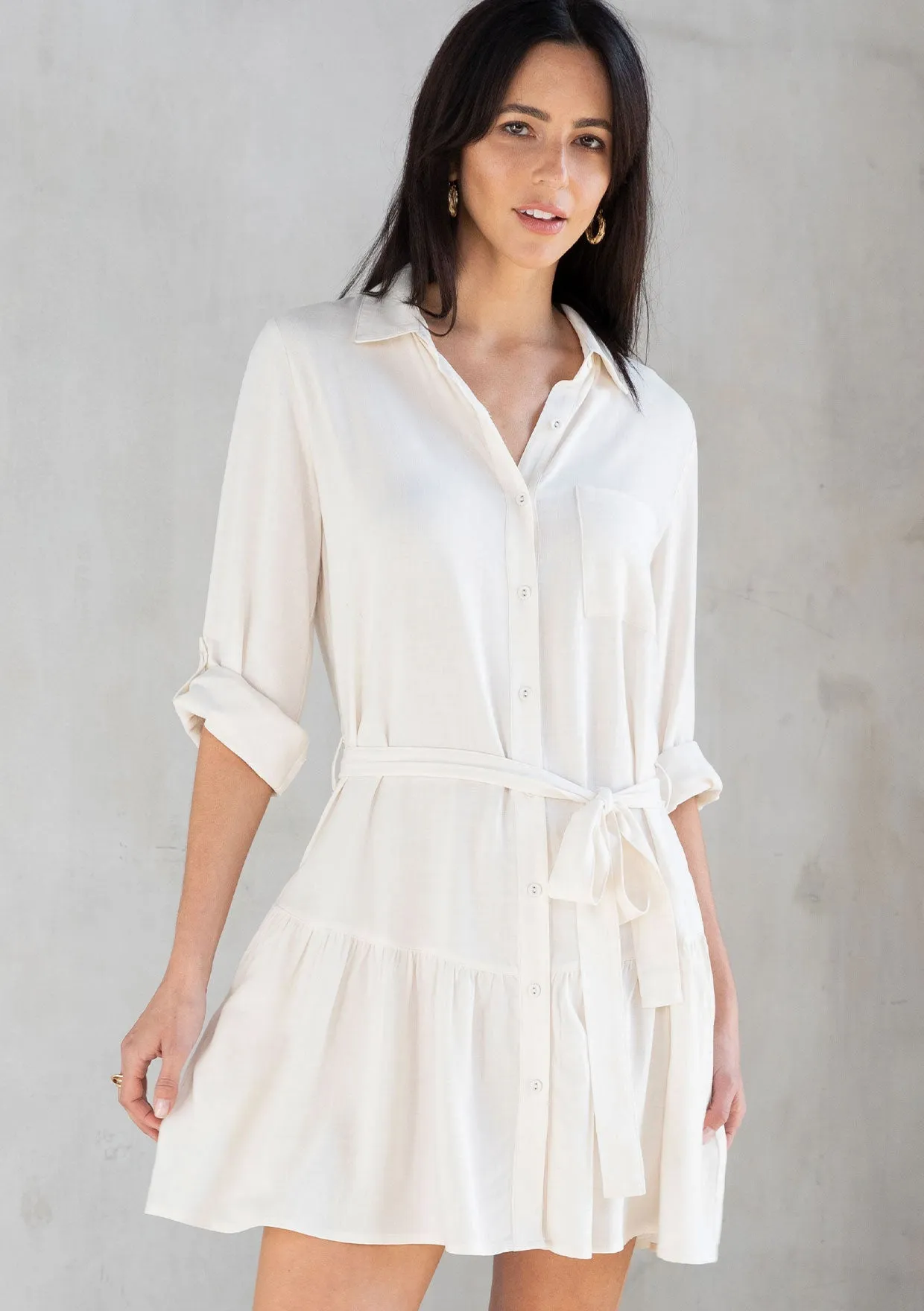 Tessa Mini Shirt Dress