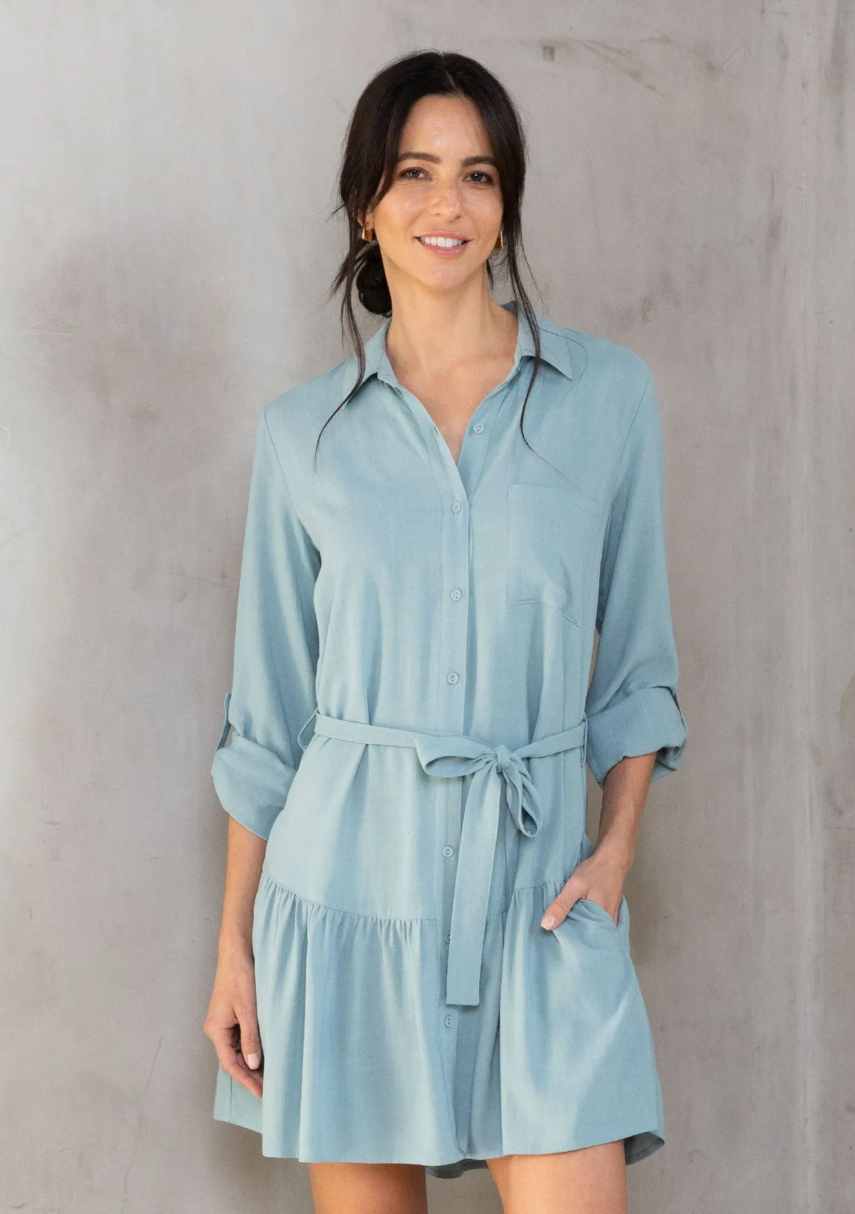 Tessa Mini Shirt Dress