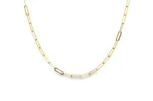Thin Paper Clip Link (22in) Necklace
