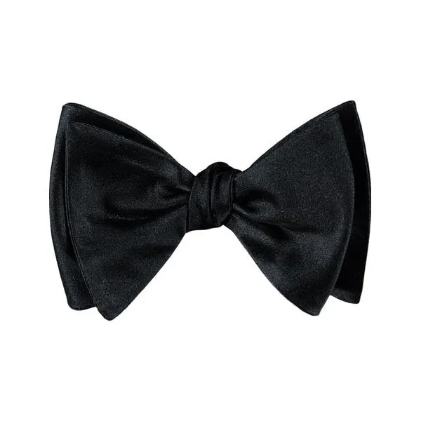 Tie Black Satin