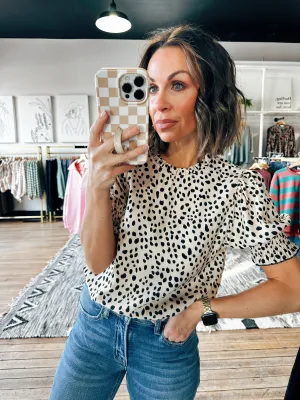 Trista Leopard Print Top