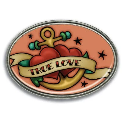 True Love Retro Belt Buckle