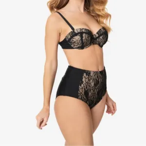 Unique Vintage Lace Swimsuit