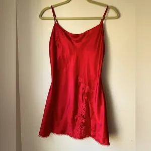 Victoria’s Secret Vintage Red Slip Dress. Size Medium