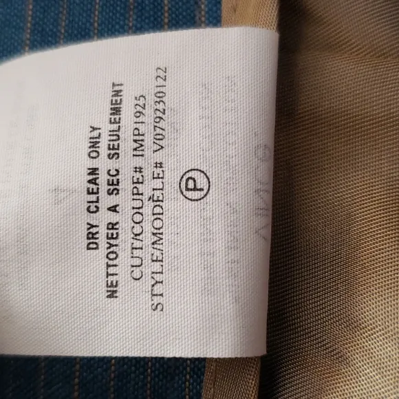 Vince Linen&amp;Cotton Pinstripe Ombré A-Line Skirt Size 4