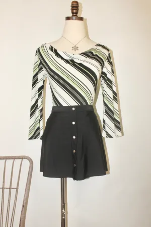 Vintage 90s Cowl Neck Key Lime Knit (S-M)