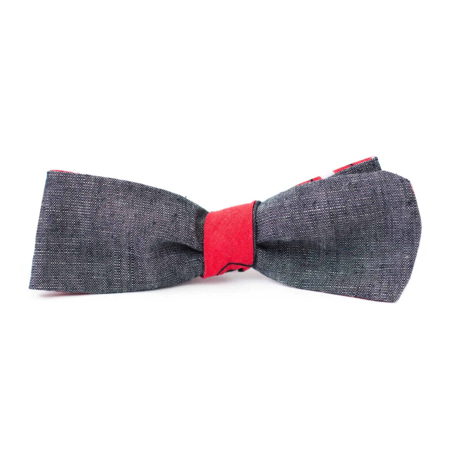 Vintage Bandana Double Sided Bow Tie