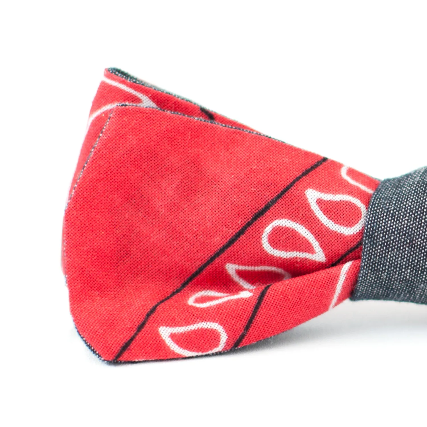 Vintage Bandana Double Sided Bow Tie