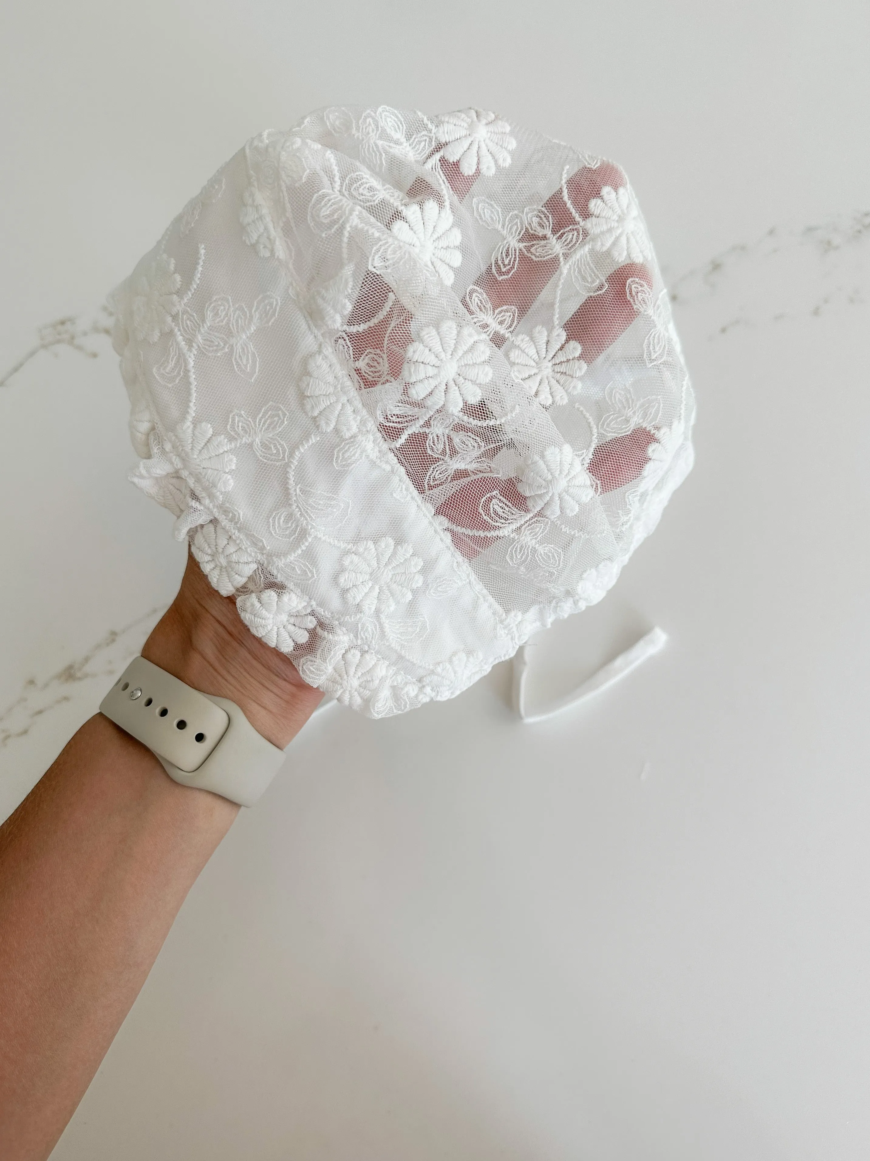 Vintage Lace Bonnet