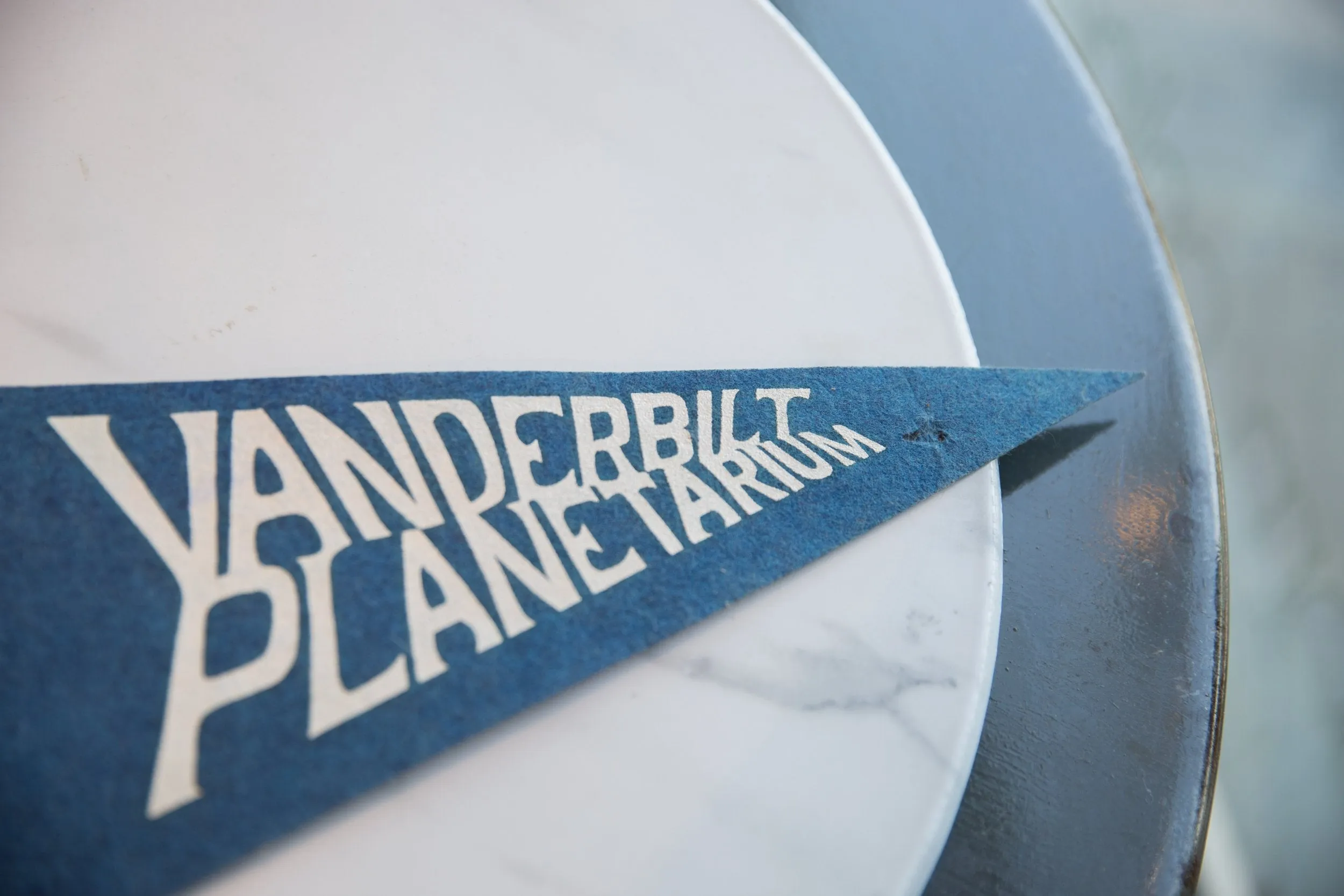 Vintage Vanderbilt Planetarium Felt Flag