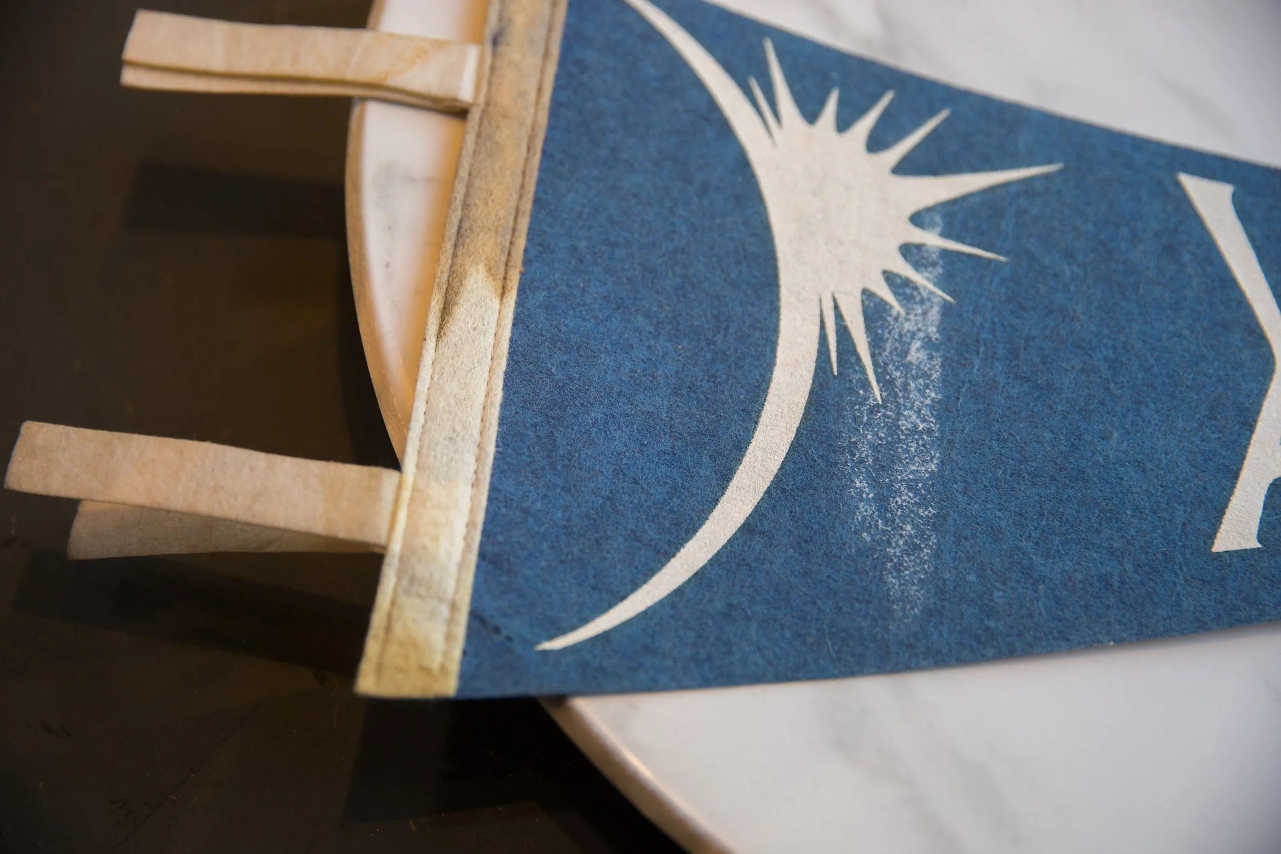 Vintage Vanderbilt Planetarium Felt Flag