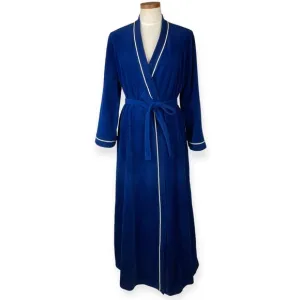 Vintage Vanity Fair Blue Long Robe Sz L