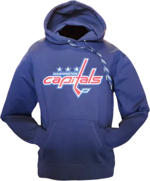 Washington Capitals Embroidered Crest Hoodie Navy