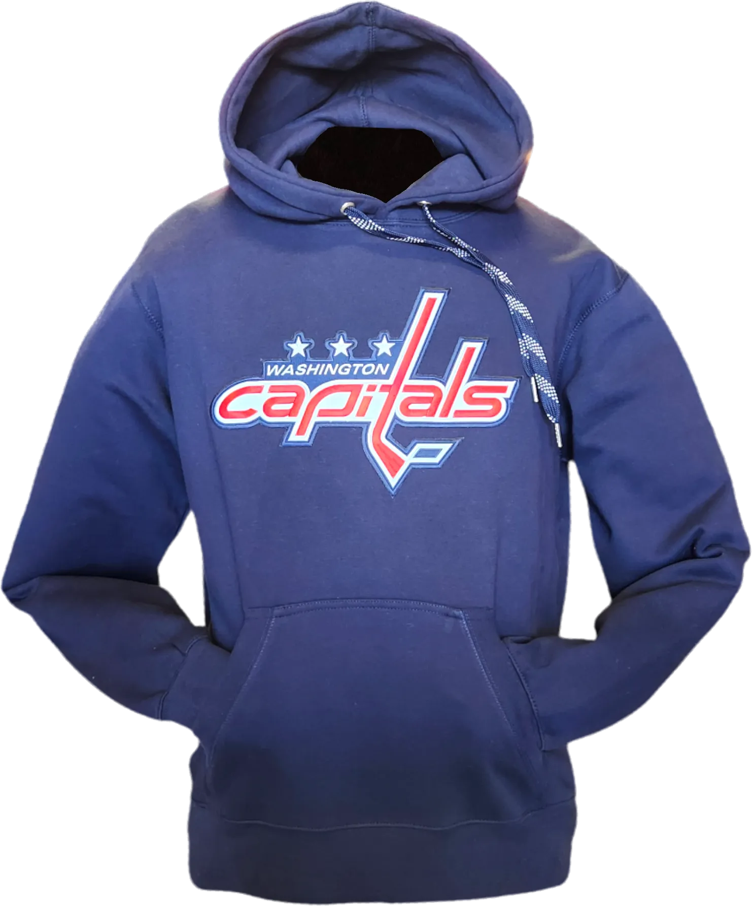 Washington Capitals Embroidered Crest Hoodie Navy