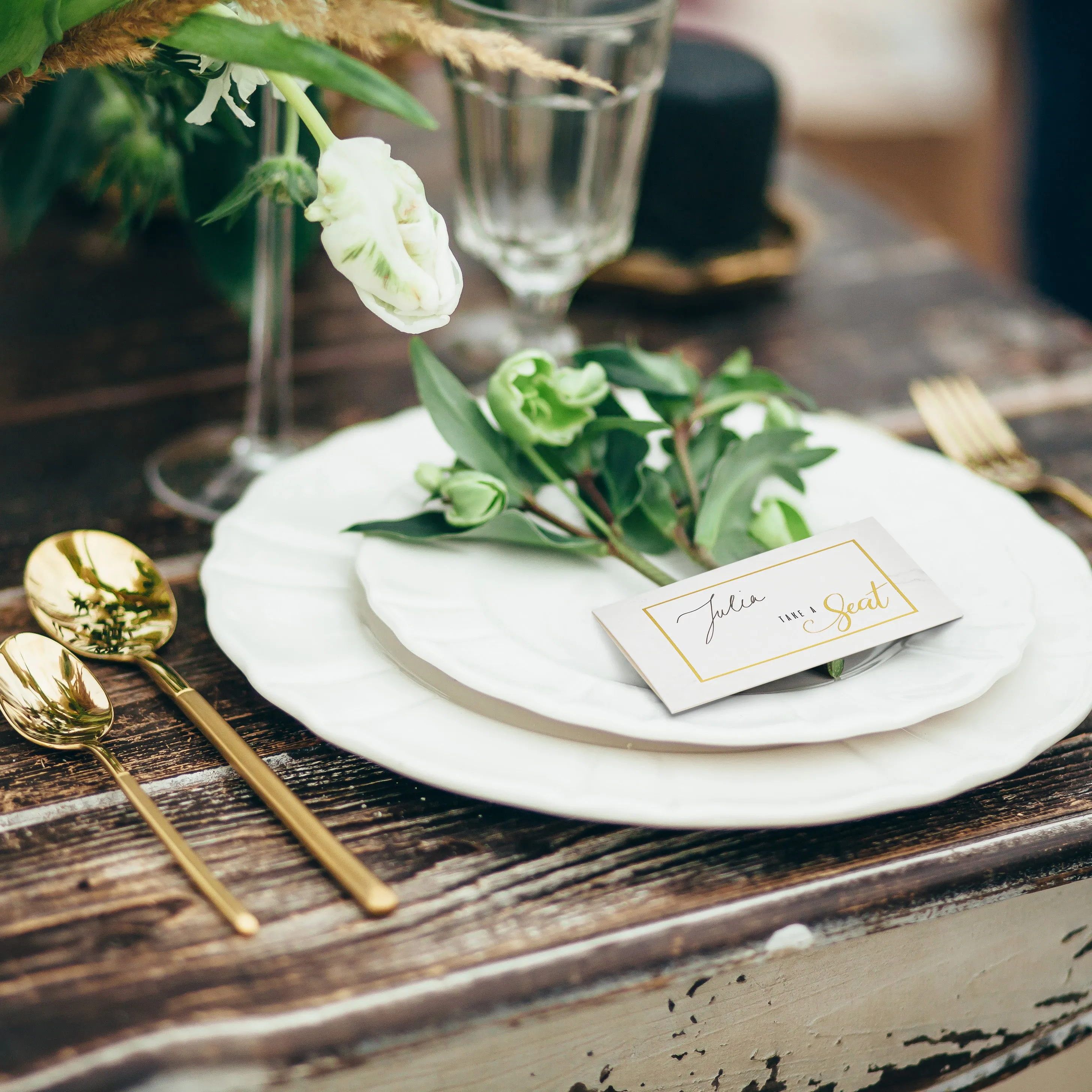 Wedding Place Name Cards
