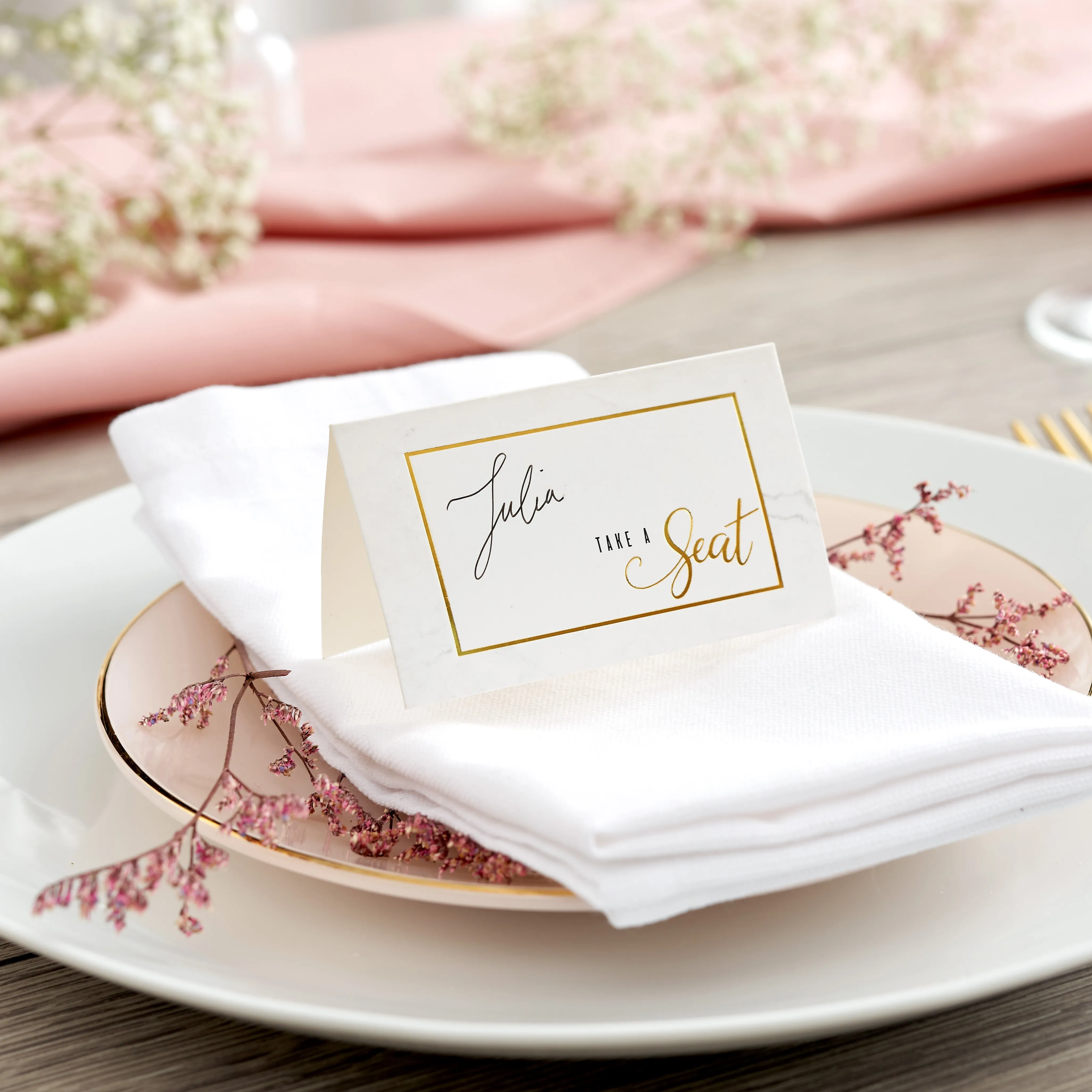 Wedding Place Name Cards