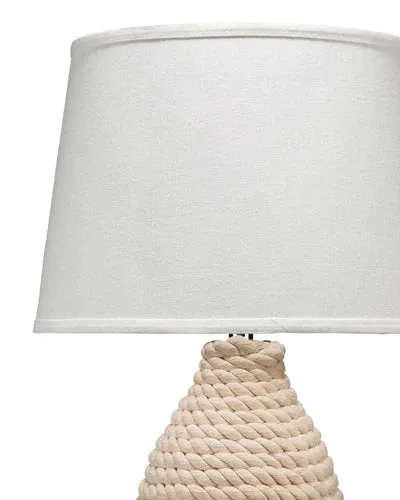 White Rope Table Lamp