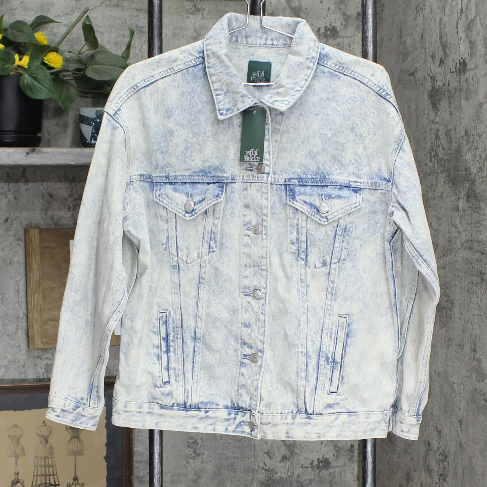 Wild Fable Womens Denim Trucker Jacket