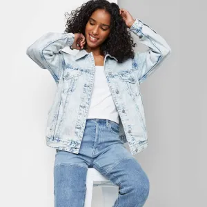 Wild Fable Womens Denim Trucker Jacket