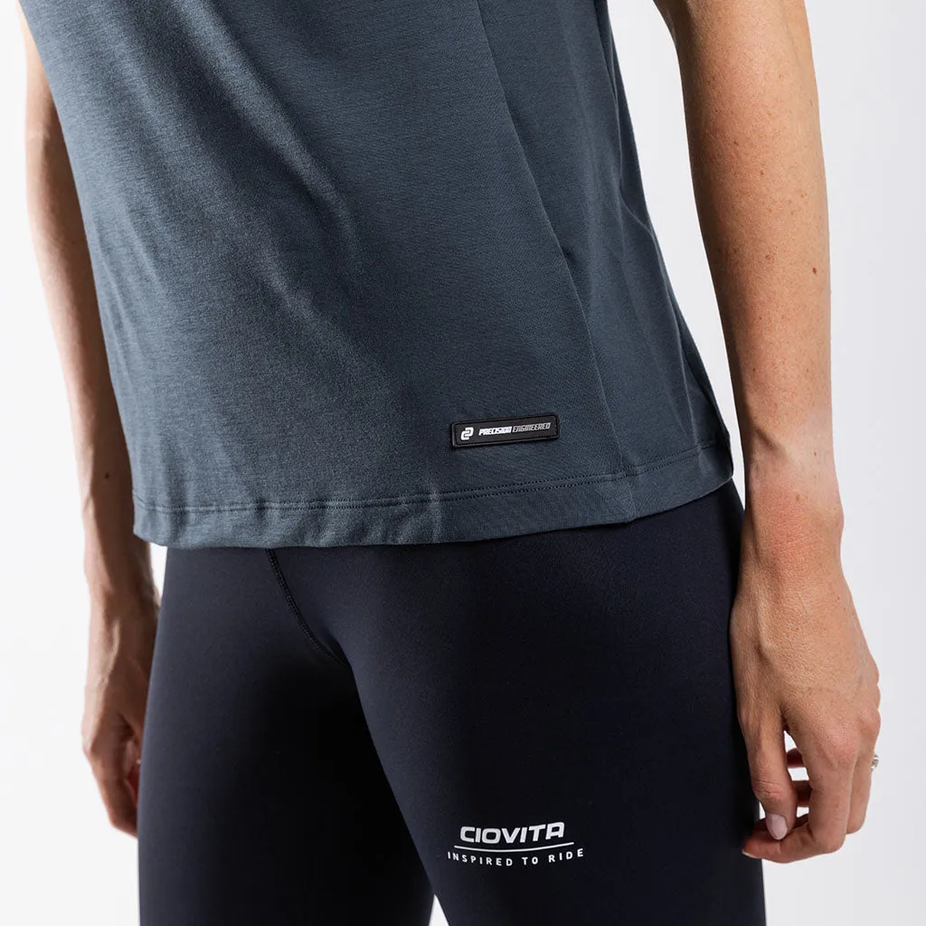 Women's Commuter Tech T Shirt (Seastorm)