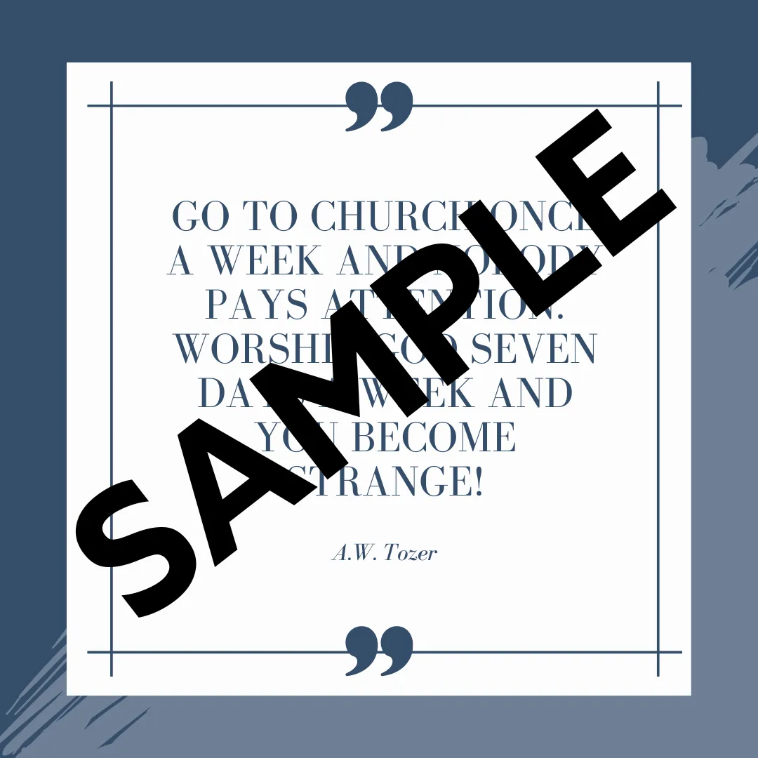 Worship Social Media Kit