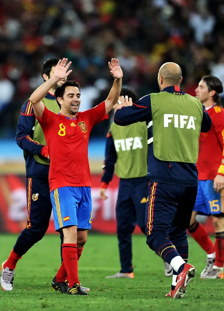 Xavi Spain 2010 WORLD CUP SEMI FINAL Jersey Espana Camiseta Shirt BNWT M SKU# P47902