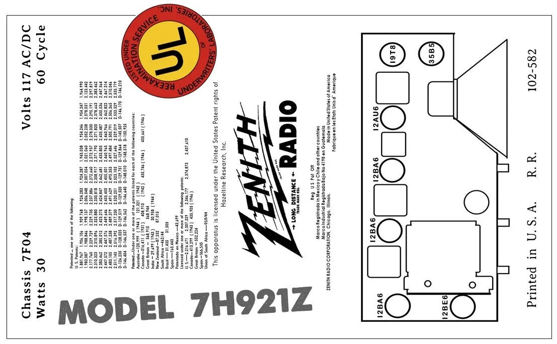 ZENITH-7H921Z