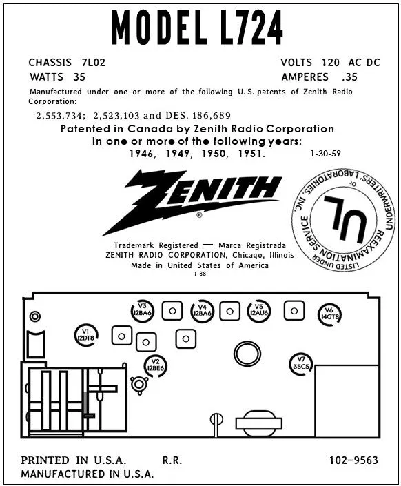 ZENITH-L724