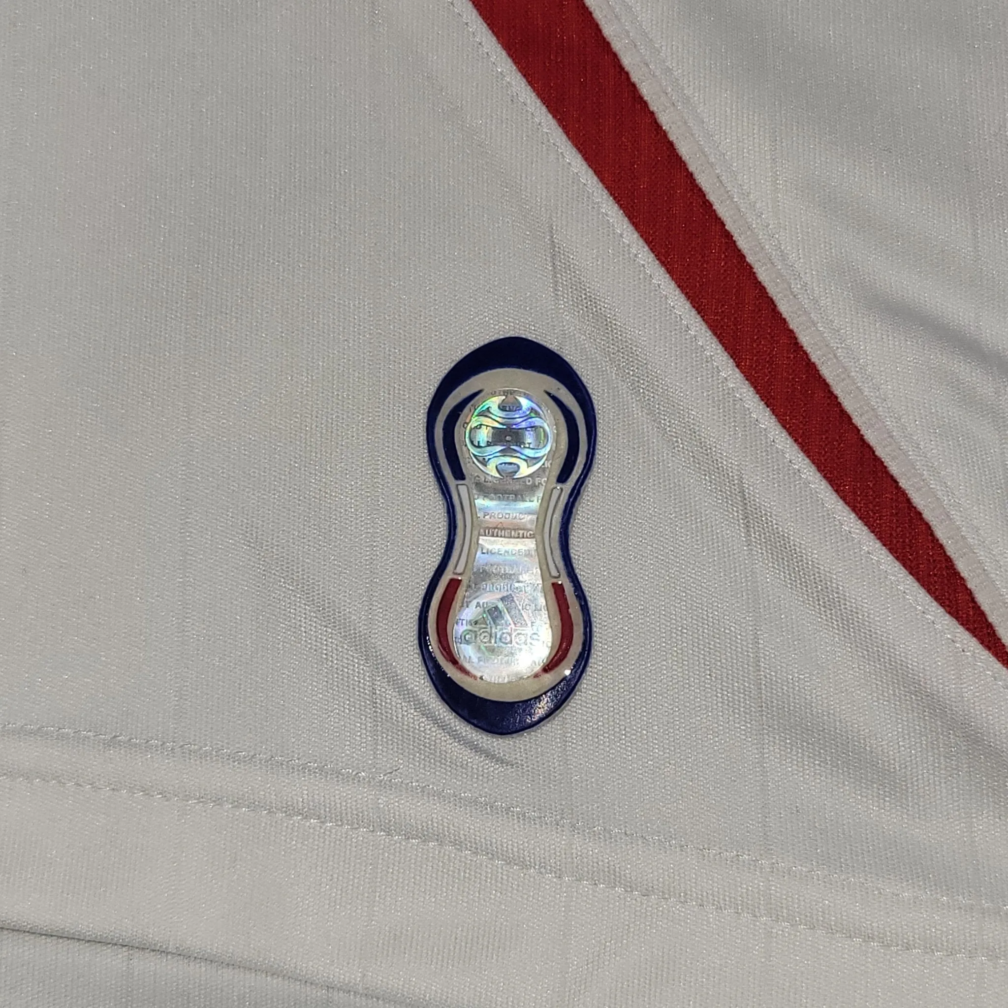 Zidane France 2006 WORLD CUP FINAL Away Soccer Jersey Shirt L SKU# 740125 AZB001